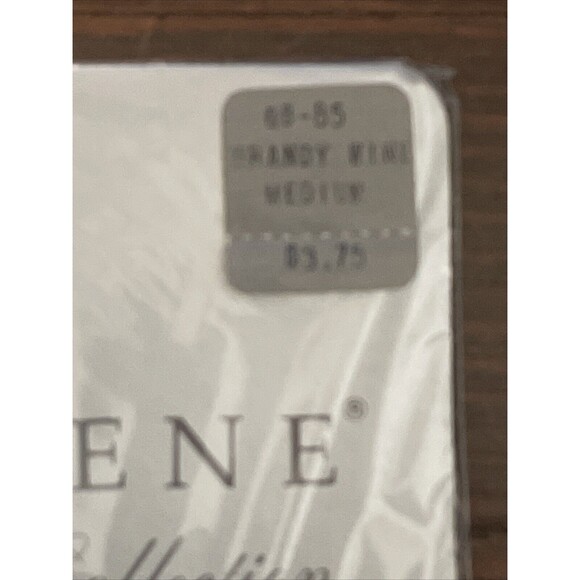 Vintage Geoffrey Beene Brandy Wine Medium Pantyhose NWT Sheer Executive Nylon - Picture 3 of 8